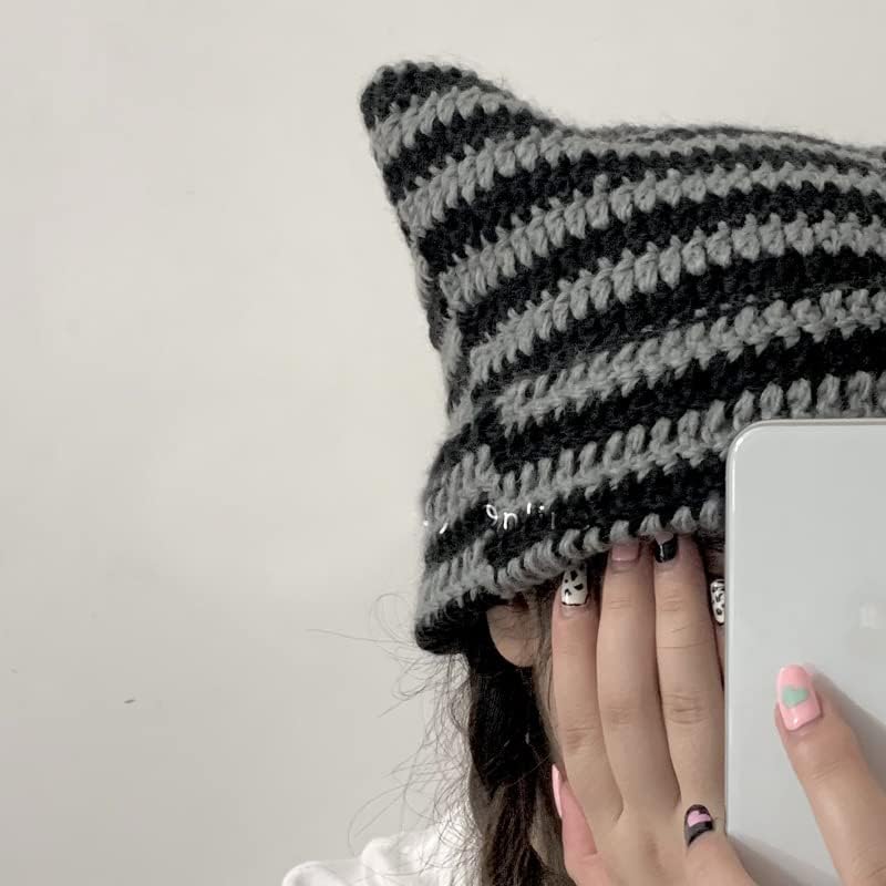 Crochet Cat Beanie - Image 6