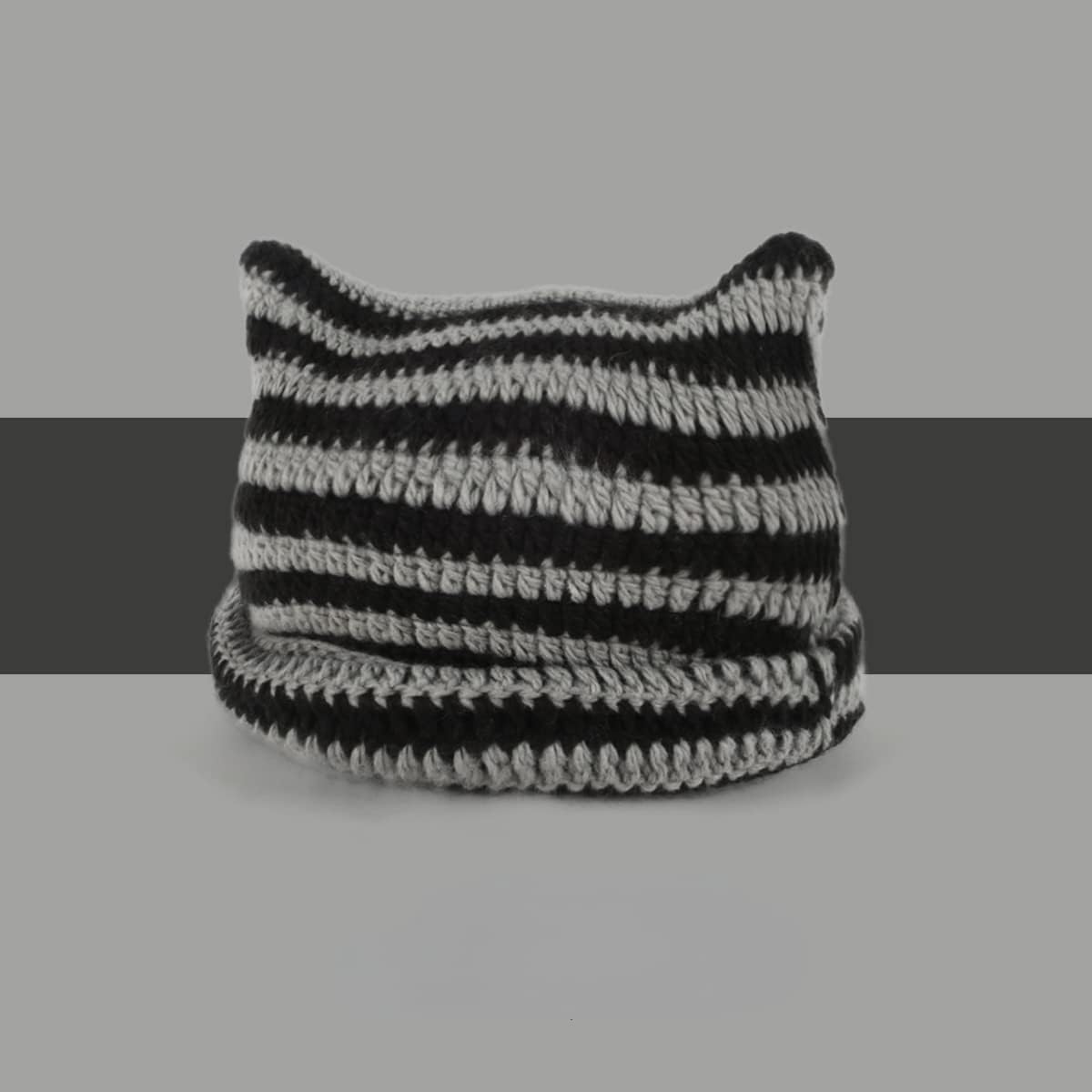 Crochet Cat Beanie - Image 5