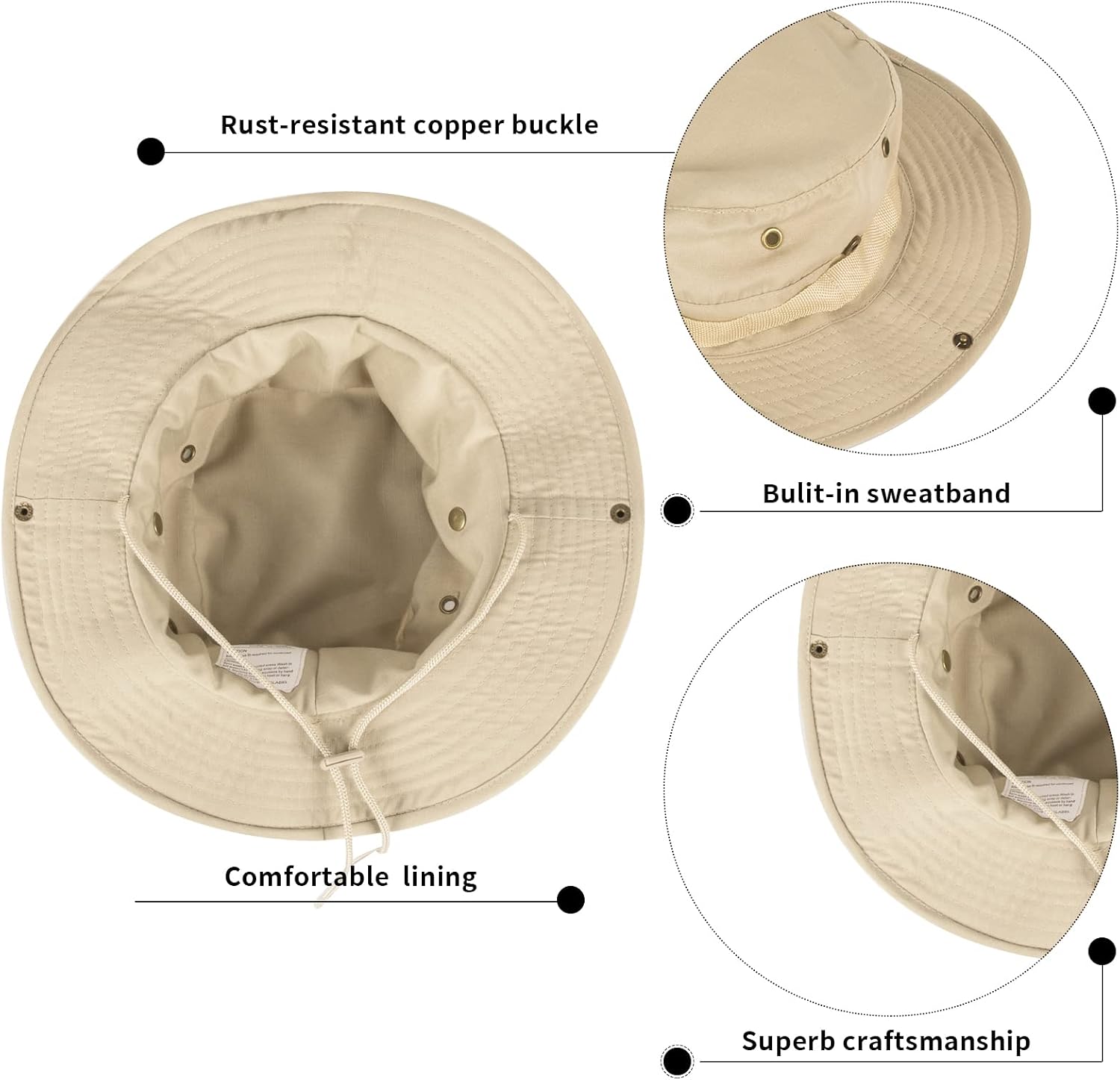 UPF 50+ Foldable Bucket Hat - Image 3