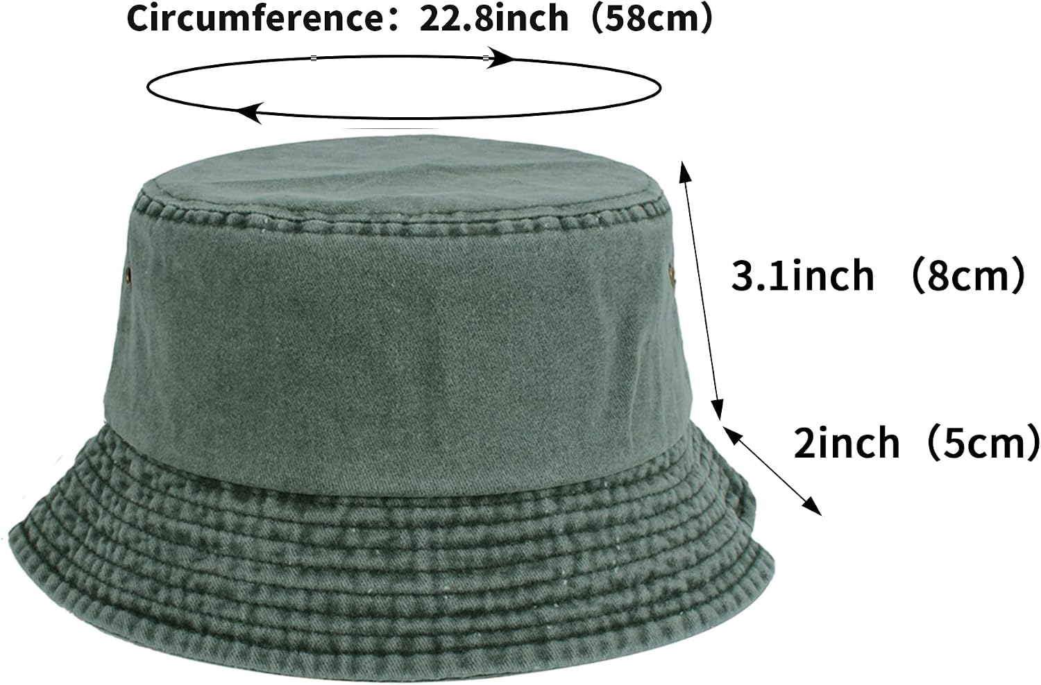 Washed Cotton Bucket Hat - Image 3