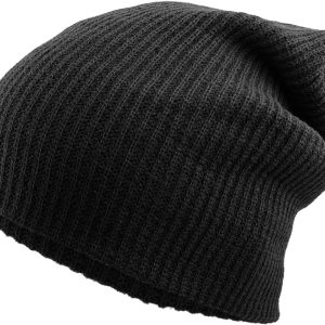 Cotton Knit Slouchy Beanie