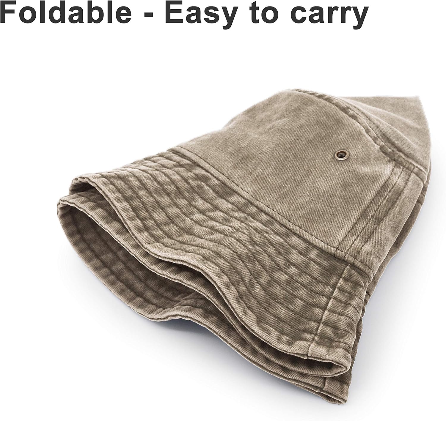 Washed Denim Bucket Hat - Image 4
