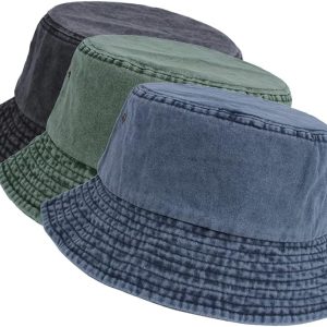 Washed Cotton Bucket Hat