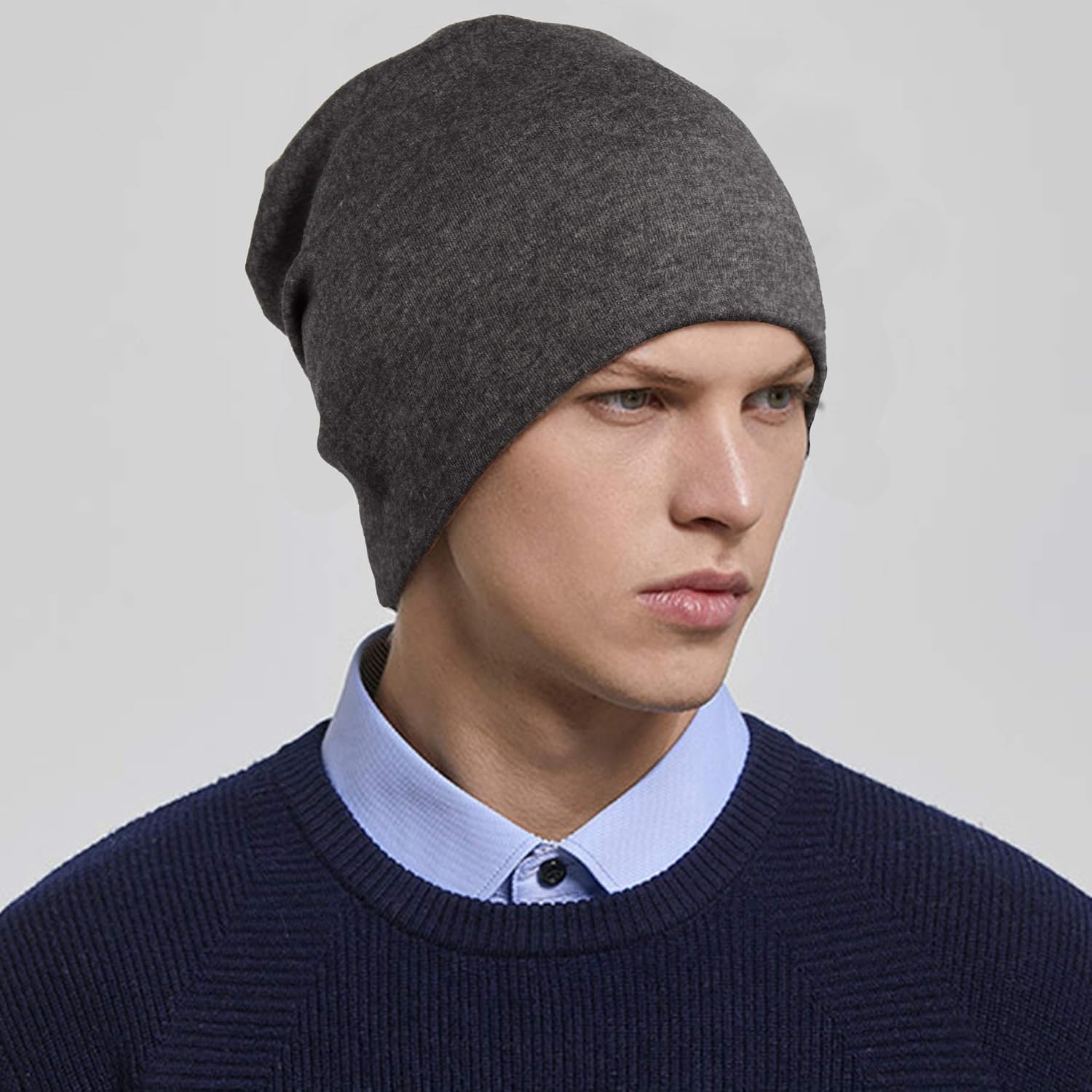Cotton Slouchy Beanie - Image 3
