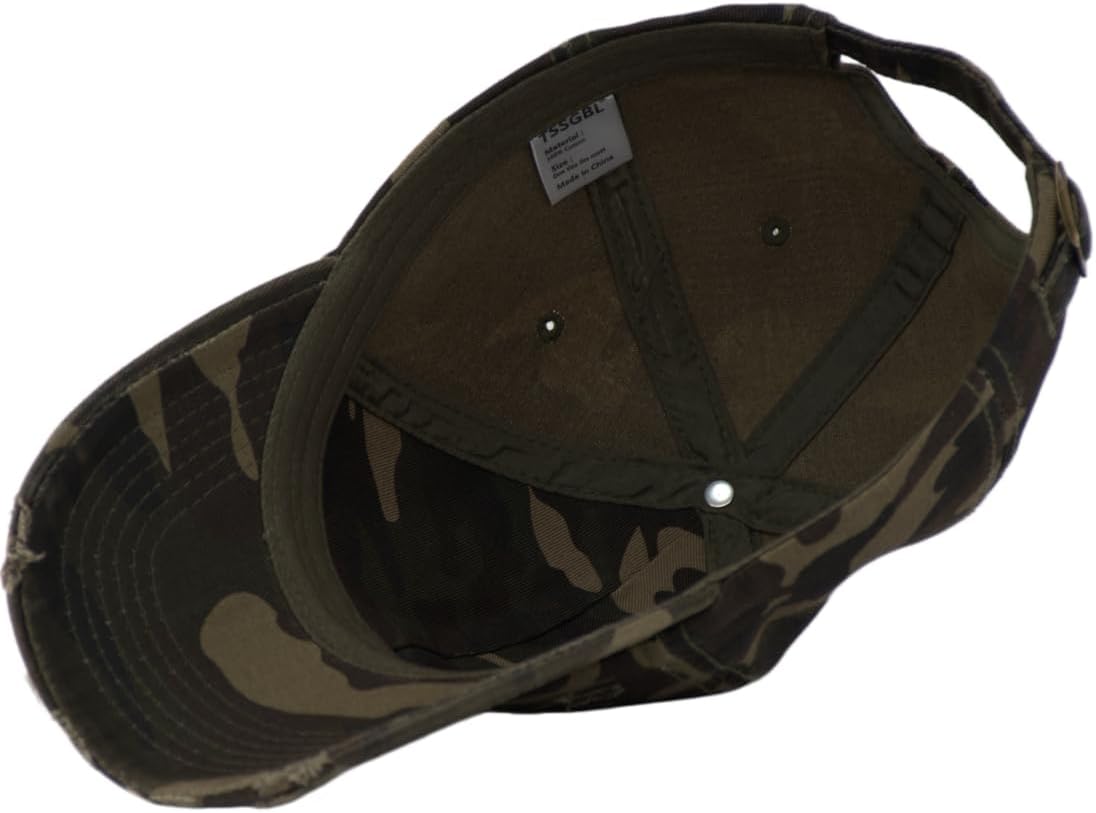 Distressed Cotton Baseball Cap - Image 4
